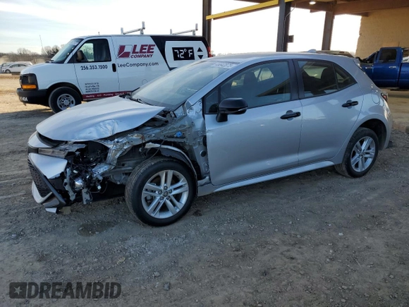 2021 Toyota Corolla Hatchback SE with VIN JTNB4MBE6M3125226, listed as a Copart auction lot 45642875 with 67,581 mi miles and Salvage Title. Bid and sale history available at carsss.com. Image 1.