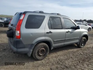2006 Honda CR-V EX with VIN SHSRD78816U443453, listed as a Copart auction lot 53870575 with 156,652 mi miles and Salvage Title. Bid and sale history available at carsss.com. Image 3.