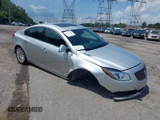 2013 Buick Regal Turbo Premium 2 with VIN 2G4GT5GV6D9135480, listed as a IAAI auction lot 42633722 with 77,482 mi miles and . Bid and sale history available at DreamBid. Image 1.