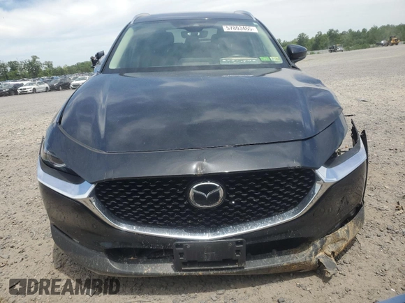 2022 Mazda CX-30 S Premium with VIN 3MVDMBDL2NM428998, listed as a Copart auction lot 57803465 with 49,090 mi miles and Salvage title. Bid and sale history available at DreamBid. Image 5.