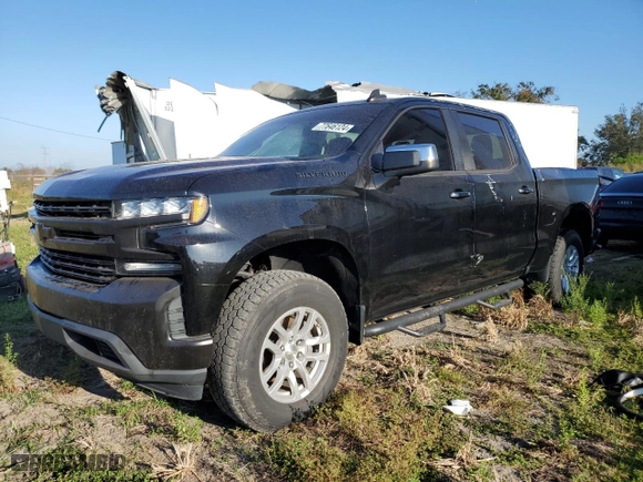 2019 Chevrolet Silverado 1500 LT with VIN 3GCPWCEK8KG106249, listed as a Copart auction lot 77646124 with 86,749 mi miles and Non Repairable. Bid and sale history available at carsss.com. Image 1.