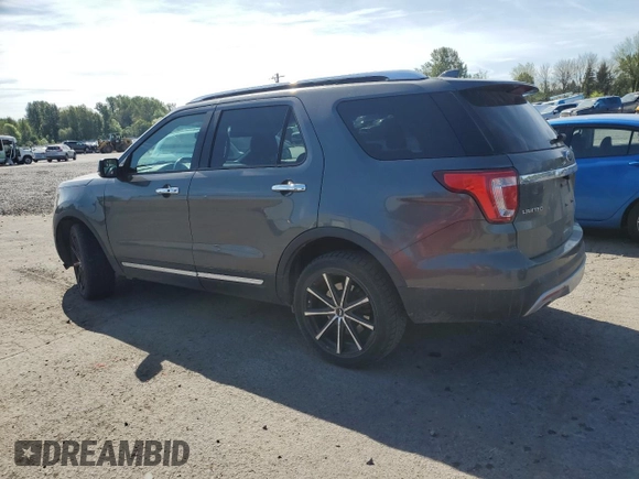 2016 Ford Explorer Limited z VIN 1FM5K8F86GGA98315, wystawiony jako Copart lot #56572935 z przebiegiem 111 747 mil mil oraz Szkoda całkowita • Salvage title. Historia ofert i sprzedaży dostępna na DreamBid. Obrazek 2.