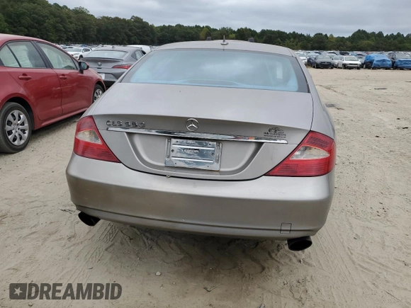 2007 Mercedes-Benz CLS-Class 5.5L with VIN WDDDJ72X77A086855, listed as a Copart auction lot 71226864 with 0 mi miles and Salvage Title. Bid and sale history available at carsss.com. Image 6.