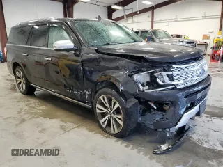 2021 Ford Expedition Max Platinum with VIN 1FMJK1MT2MEA56826, listed as a Copart auction lot 73131304 with 46,900 mi miles and Salvage title. Bid and sale history available at DreamBid. Image 4.