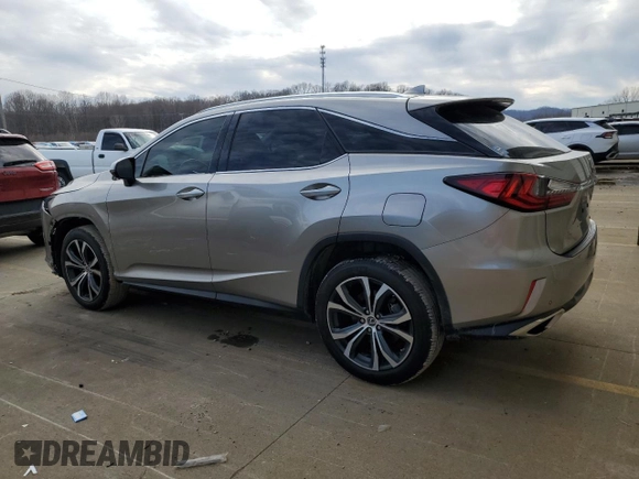 2018 Lexus RX with VIN 2T2BZMCA6JC163135, listed as a Copart auction lot 44108895 with 91,186 mi miles and Salvage Title. Bid and sale history available at carsss.com. Image 2.