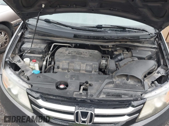 2014 Honda Odyssey EX-L with VIN 5FNRL5H6XEB111412, listed as a IAAI auction lot 41917361 with 210,841 mi miles and . Bid and sale history available at carsss.com. Image 10.