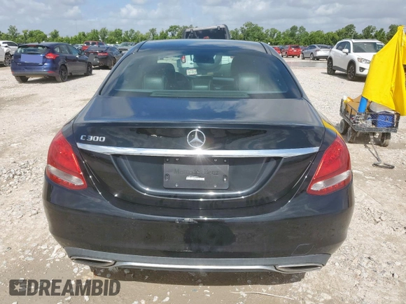 2018 Mercedes-Benz C 300 with VIN WDDWF4JB6JR409171, listed as a Copart auction lot 61441075 with 89,598 mi miles and Clean title. Bid and sale history available at DreamBid. Image 6.