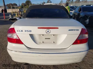 2006 Mercedes-Benz CLK-Class 3.5L with VIN WDBTK56F56F203955, listed as a IAAI auction lot 41391569 with 130,907 mi miles. Bid and sale history available at carsss.com. Image 16.