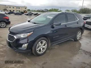 2020 Chevrolet Equinox LT with VIN 3GNAXLEX3LS655393, listed as a Copart auction lot 51214535 with 107,035 mi miles and Salvage Title. Bid and sale history available at carsss.com. Image 1.