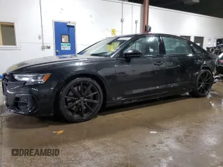 2023 Audi S8 with VIN WAULSAF84PN009501, listed as a Copart auction lot 62595324 with 18,928 mi miles and Salvage Title. Bid and sale history available at DreamBid. Image 1.