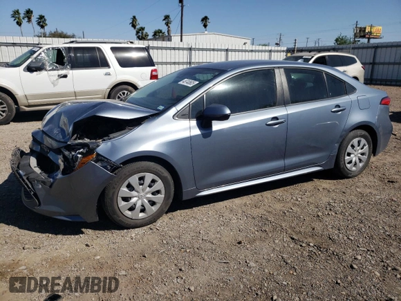 2020 Toyota Corolla L with VIN 5YFDPRAE5LP046994, listed as a Copart auction lot 48740605 with 91,312 mi miles and Salvage Title. Bid and sale history available at carsss.com. Image 1.