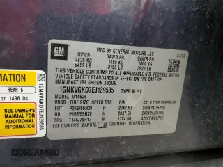 2014 Chevrolet Traverse LT with VIN 1GNKVGKD7EJ139585, listed as a Copart auction lot 49113015 with 142,032 mi miles and Salvage Title. Bid and sale history available at carsss.com. Image 13.