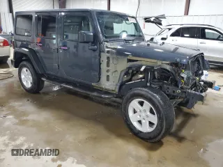 2017 Jeep Wrangler Unlimited Sport with VIN 1C4BJWDG1HL551371, listed as a Copart auction lot 63475735 with 86,347 mi miles and Salvage title. Bid and sale history available at DreamBid. Image 4.