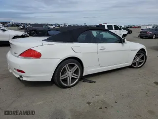 2006 BMW 6 Series 650Ci with VIN WBAEK13476CN76029, listed as a Copart auction lot 47135175 with 108,795 mi miles and Clean Title. Bid and sale history available at carsss.com. Image 3.