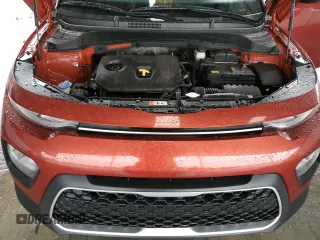 2022 Kia Soul LX with VIN KNDJ23AU0N7817033, listed as a Copart auction lot 44683555 with 43,520 mi miles and Salvage Title. Bid and sale history available at carsss.com. Image 12.
