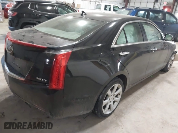 2013 Cadillac ATS with VIN 1G6AG5RX5D0172403, listed as a IAAI auction lot 41362636 with 117,329 mi miles and . Bid and sale history available at DreamBid. Image 4.