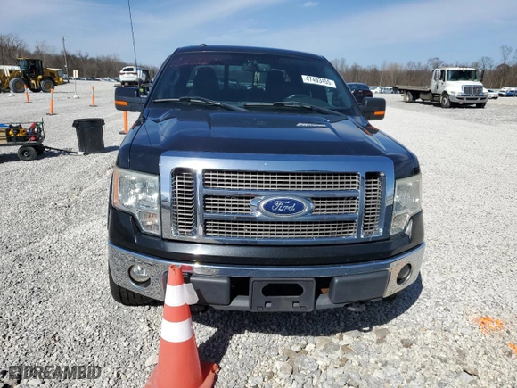2010 Ford F-150 XL with VIN 1FTFW1EV4AFC16144, listed as a Copart auction lot 47493455 with 147,501 mi miles and Salvage Title. Bid and sale history available at carsss.com. Image 5.