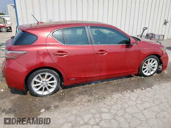 2011 Lexus CT 200h with VIN JTHKD5BHXB2004804, listed as a Copart auction lot 57297305 with 184,800 mi miles and Clean title. Bid and sale history available at DreamBid. Image 3.
