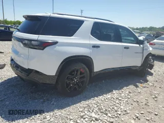 2020 Chevrolet Traverse Premier with VIN 1GNERKKW9LJ115307, listed as a Copart auction lot 55606225 with 70,847 mi miles and Salvage title. Bid and sale history available at DreamBid. Image 3.