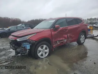 2021 Toyota Highlander Hybrid LE with VIN 5TDBBRCH1MS518064, listed as a Copart auction lot 50311555 with Not provided miles and Salvage title. Bid and sale history available at DreamBid. Image 1.