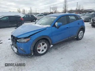2016 Mazda CX-3 Sport z VIN JM1DKBB72G0124864, wystawiony jako Copart lot #44143535 z przebiegiem 136 750 mil mil oraz Szkody całkowita. Historia ofert i sprzedaży dostępna na DreamBid. Obrazek 1.