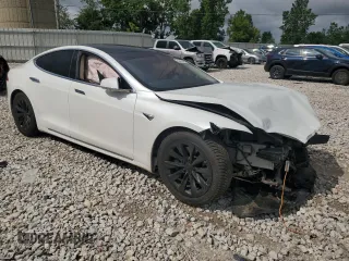 2017 Tesla Model S 100D with VIN 5YJSA1E20HF228860, listed as a Copart auction lot 63567445 with Not provided miles and Clean title. Bid and sale history available at DreamBid. Image 4.