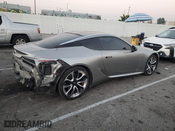 2019 Lexus LC 500h z VIN JTHHP5AY7KA006440, wystawiony jako Copart lot #83810454 z przebiegiem 45 717 mil mil oraz Szkody całkowita. Historia ofert i sprzedaży dostępna na DreamBid. Obrazek 3.