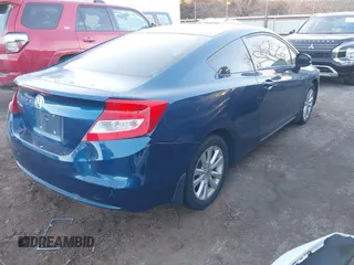 2012 Honda Civic Cpe EX-L with VIN 2HGFG3B97CH518269, listed as a IAAI auction lot 41250821 with 72,342 mi miles. Bid and sale history available at carsss.com. Image 4.