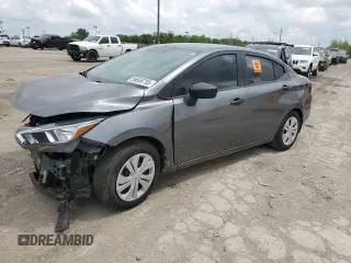 2021 Nissan Versa S with VIN 3N1CN8DV2ML878799, listed as a Copart auction lot 56636755 with 72,466 mi miles and Salvage title. Bid and sale history available at DreamBid. Image 1.