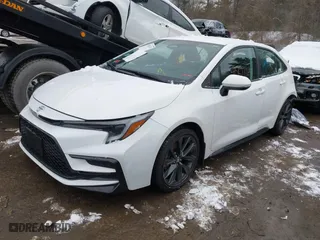 2024 Toyota Corolla SE with VIN 5YFS4MCEXRP210054, listed as a IAAI auction lot 41562224 with 18,587 mi miles. Bid and sale history available at carsss.com. Image 2.