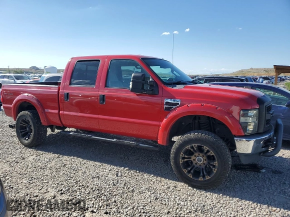 2008 Ford F-350 XL with VIN 1FTWW31R48ED35719, listed as a Copart auction lot 56418465 with 148,666 mi miles and Salvage title. Bid and sale history available at DreamBid. Image 4.