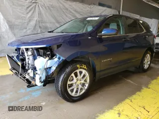 2023 Chevrolet Equinox LT with VIN 3GNAXTEG9PL189243, listed as a Copart auction lot 53542635 with 92,019 mi miles and Salvage title. Bid and sale history available at DreamBid. Image 1.