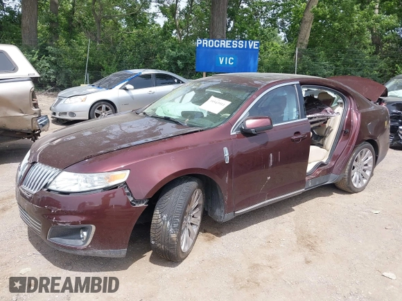 2012 Lincoln MKS with VIN 1LNHL9DRXCG802389, listed as a IAAI auction lot 39543911 with 97,957 mi miles. Bid and sale history available at carsss.com. Image 12.