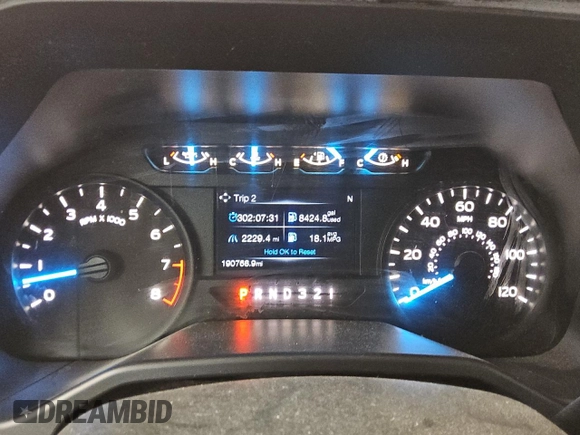 2015 Ford F-150 XLT с VIN 1FTEW1E81FFB88672, выставлен на аукционе Copart как лот 63669495 с пробегом 190 768 миль миль и Чистый • Clean title. История ставок и продаж доступна на DreamBid. Изображение 9.