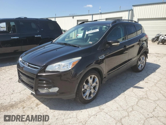 2013 Ford Escape SEL with VIN 1FMCU0HX6DUB15442, listed as a Copart auction lot 51245285 with 130,615 mi miles and Salvage Title. Bid and sale history available at carsss.com. Image 1.