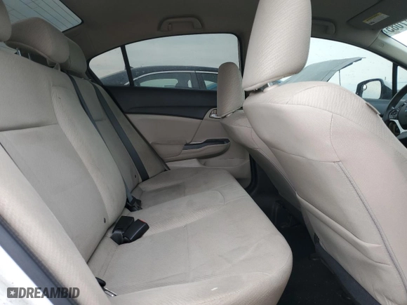 2013 Honda Civic Sdn LX with VIN 19XFB2F59DE213416, listed as a Copart auction lot 53477085 with 69,753 mi miles and Salvage Title. Bid and sale history available at carsss.com. Image 11.