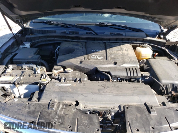 2017 Infiniti QX80 with VIN JN8AZ2NC3H9432070, listed as a Copart auction lot 60469744 with 52,173 mi miles and Salvage Title. Bid and sale history available at carsss.com. Image 12.