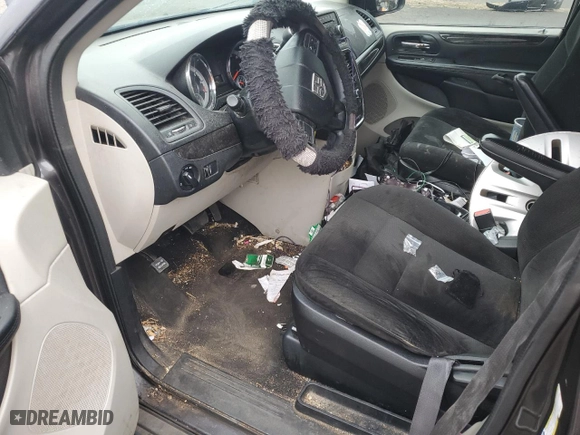 2016 Dodge Grand Caravan Canada Value Package with VIN 2C4RDGBGXGR130222, listed as a Copart auction lot 74688074 with 120,749 mi miles and Salvage Title. Bid and sale history available at carsss.com. Image 8.