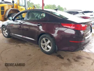 2015 Kia Optima LX with VIN 5XXGM4A70FG471577, listed as a IAAI auction lot 42440620 with 155,330 mi miles and . Bid and sale history available at DreamBid. Image 3.