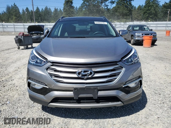 2018 Hyundai Santa Fe 2.4L with VIN 5NMZUDLB7JH106169, listed as a Copart auction lot 64465735 with 21,564 mi miles and Salvage title. Bid and sale history available at DreamBid. Image 5.