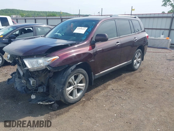 2012 Toyota Highlander Limited с VIN 5TDYK3EH5CS072729, выставлен на аукционе IAAI как лот 42098412 с пробегом 168 117 миль миль и . История ставок и продаж доступна на DreamBid. Изображение 2.