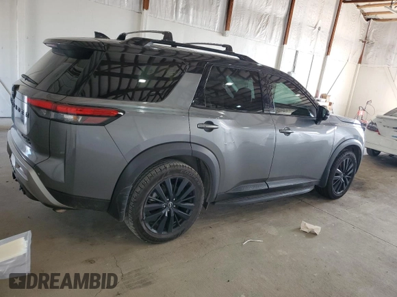 2022 Nissan Pathfinder Platinum with VIN 5N1DR3DK0NC215464, listed as a Copart auction lot 55398925 with 85,302 mi miles and Salvage title. Bid and sale history available at DreamBid. Image 3.