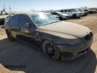 2008 BMW 5 Series 550i with VIN WBANW53508CT50647, listed as a Copart auction lot 44082465 with 153,738 mi miles and Clean Title. Bid and sale history available at carsss.com. Image 4.