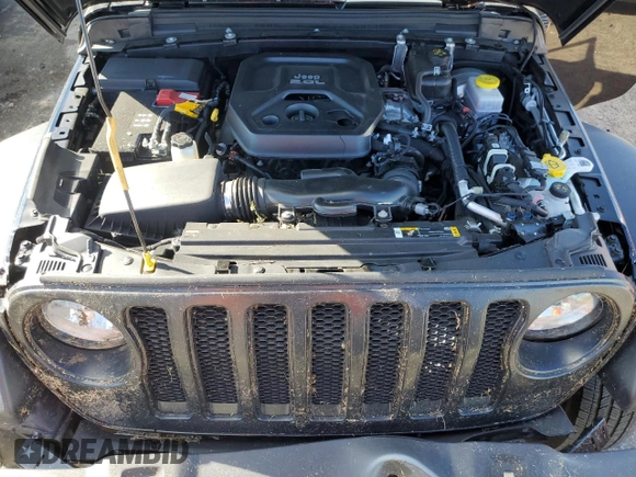 2023 Jeep Wrangler Sport with VIN 1C4HJXDN9PW512460, listed as a Copart auction lot 77107894 with 23,142 mi miles and Salvage Title. Bid and sale history available at DreamBid. Image 12.