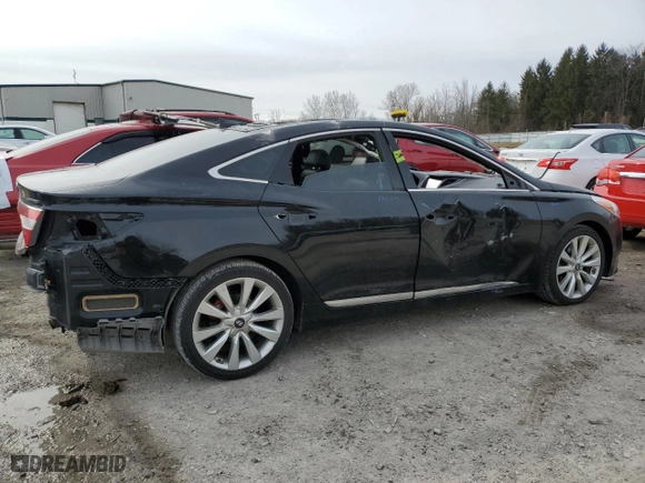 2015 Hyundai Azera Limited with VIN KMHFH4JG1FA487889, listed as a Copart auction lot 48711085 with 161,287 mi miles and Salvage Title. Bid and sale history available at carsss.com. Image 3.