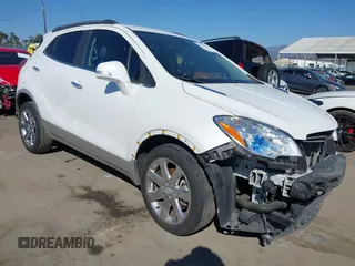 2016 Buick Encore Leather with VIN KL4CJCSB2GB544440, listed as a IAAI auction lot 37711234 with 61,927 mi miles. Bid and sale history available at carsss.com. Image 1.