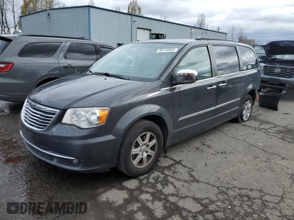 2012 Chrysler Town & Country Touring with VIN 2C4RC1BG6CR375559, listed as a Copart auction lot 50710565 with 154,708 mi miles and Salvage Title. Bid and sale history available at carsss.com. Image 1.