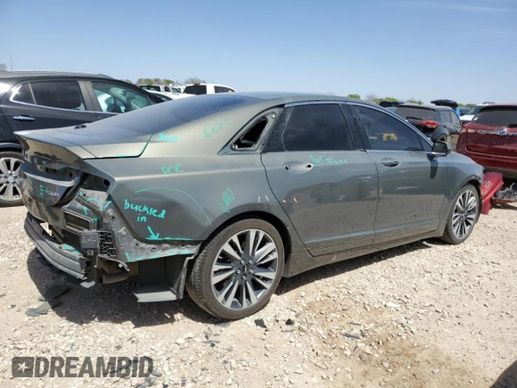 2017 Lincoln MKZ Hybrid Reserve with VIN 3LN6L5MU4HR613953, listed as a Copart auction lot 49304415 with 129,575 mi miles and Salvage Title. Bid and sale history available at carsss.com. Image 3.