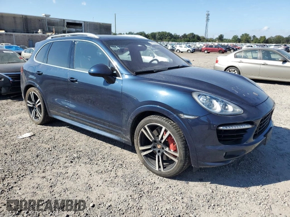 2014 Porsche Cayenne Turbo with VIN WP1AC2A27ELA87214, listed as a Copart auction lot 74175554 with 122,988 mi miles and Salvage title. Bid and sale history available at DreamBid. Image 4.