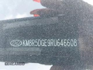 2024 Hyundai Palisade Limited z VIN KM8R5DGE9RU646608, wystawiony jako IAAI lot #42506228 z przebiegiem 54 895 mil mil oraz . Historia ofert i sprzedaży dostępna na DreamBid. Obrazek 9.